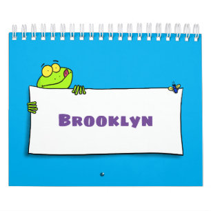 illustration av djurens tecknad kalender