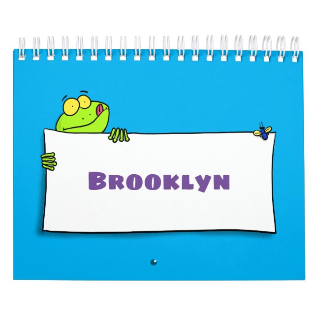 illustration av djurens tecknad kalender (Omslag)