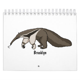 illustration av djurens tecknad kalender