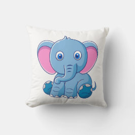 illustration av djurens tecknad kudde