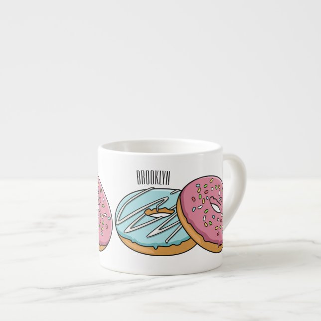 illustration av Donut-tecknaden Espressomugg (Framsida höger)