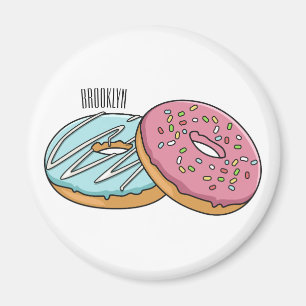 illustration av Donut-tecknaden Magnet