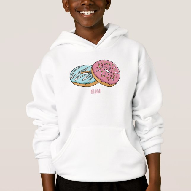 illustration av Donut-tecknaden T Shirt (Framsida)