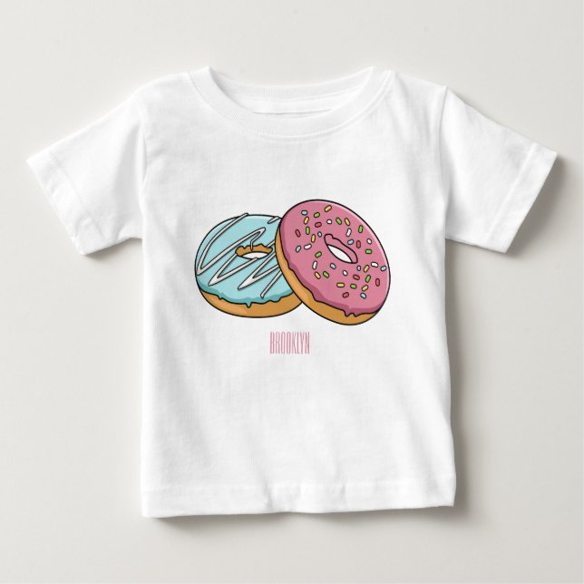 illustration av Donut-tecknaden T Shirt (Framsida)