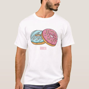 illustration av Donut-tecknaden T Shirt