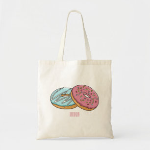 illustration av Donut-tecknaden Tygkasse