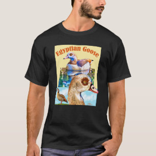 Illustration av egyptiska gåsmontage t shirt