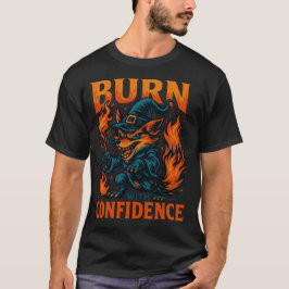 Illustration av eldig häxtävulp i tecknad stil t shirt