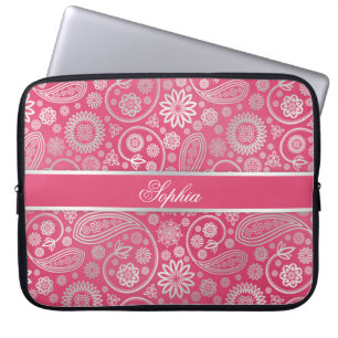 illustration av elegantens trendig paisley-blommö laptop sleeve