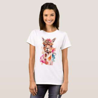 illustration av en alfaka t shirt