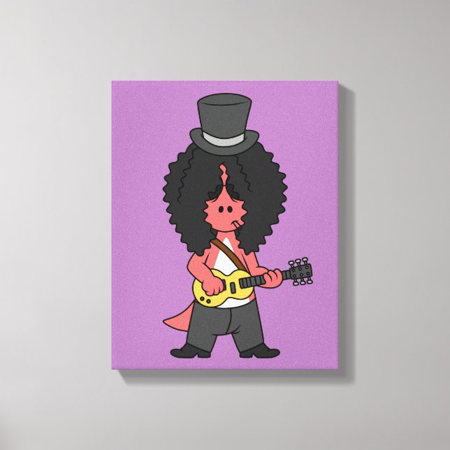 Illustration av en Allosaurus som är tryckt som Ro Canvastryck (Framsida)