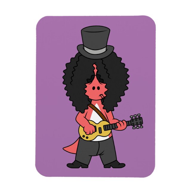 Illustration av en Allosaurus som är tryckt som Ro Magnet (Vertikal)