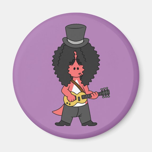 Illustration av en Allosaurus som är tryckt som Ro Magnet (Framsidan)