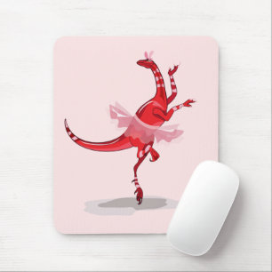Illustration av en Ballerina Dancing Raptor. Musmatta