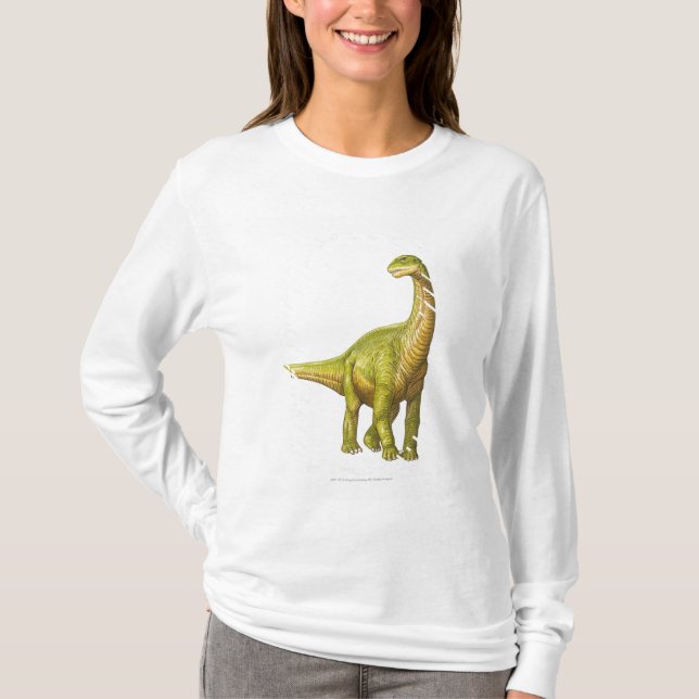 Illustration av en Camarasaurus T Shirt (Framsida)