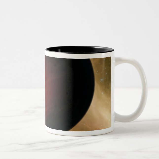 Illustration av en hett Jupiter med namnet HD 1490 Två-Tonad Mugg (Höger)