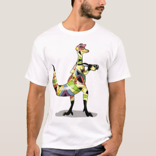 Illustration av en Iguanodon-fotograf. T Shirt
