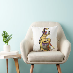 Illustration av en iguanodon som polerar hennes Na Kudde