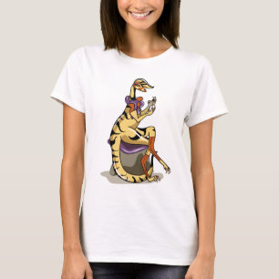Illustration av en iguanodon som polerar hennes Na T Shirt