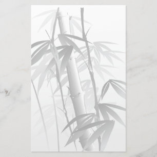 Illustration av en orientalisk stilmålning brevpapper