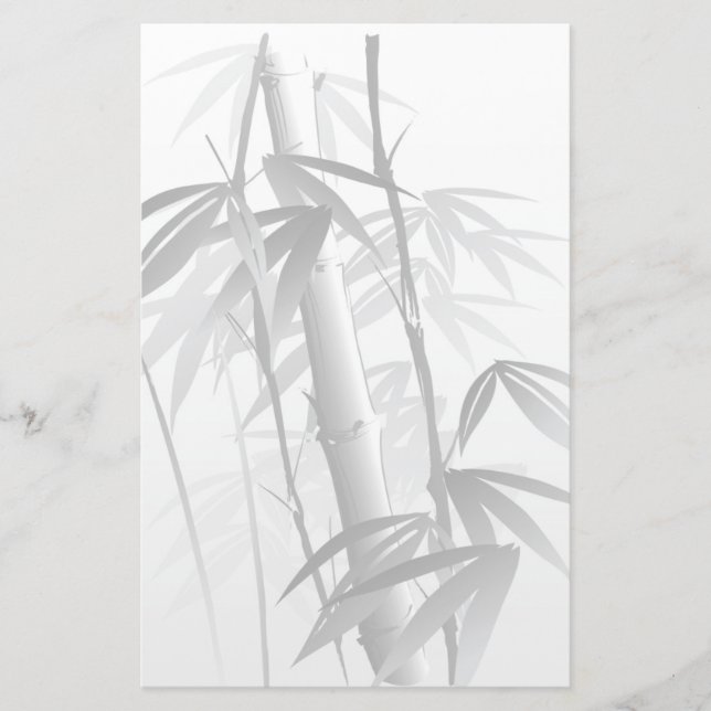 Illustration av en orientalisk stilmålning brevpapper (Framsida)