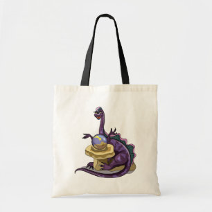 Illustration av en Plateosaurus Fortune Teller. Tygkasse