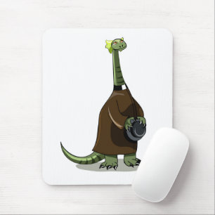 Illustration av en plateosaurus som är präst musmatta