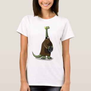 Illustration av en plateosaurus som är präst t shirt