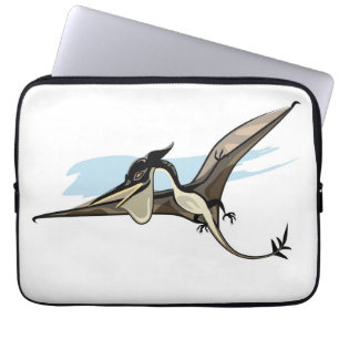 Illustration av en Pteranodon Dinosaur. Laptop Fodral