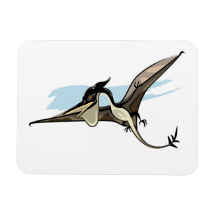 Illustration av en Pteranodon Dinosaur. Magnet