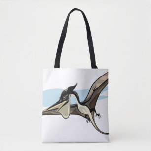 Illustration av en Pteranodon Dinosaur. Tygkasse
