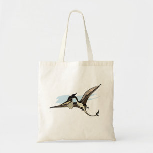 Illustration av en Pteranodon Dinosaur. Tygkasse