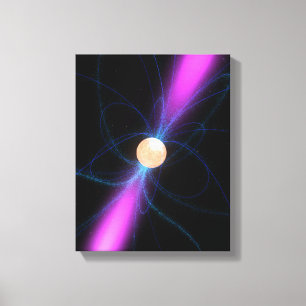 Illustration av en pulsar 2 canvastryck