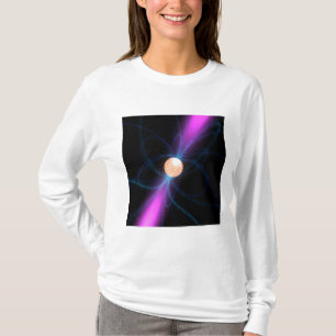 Illustration av en pulsar 2 tee shirt