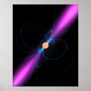 Illustration av en pulsar poster