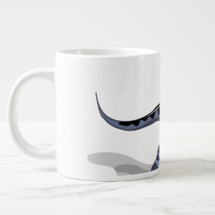 Illustration av en Raptor Dinosaur-spelare. Jumbo Mugg