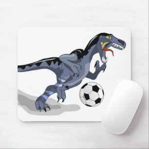 Illustration av en Raptor Dinosaur-spelare. Musmatta