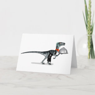 Illustration av en Servitör för snabbmat. Kort
