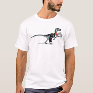 Illustration av en Servitör för snabbmat. T Shirt
