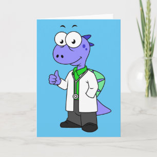 Illustration av en spinosaurus Doktor. Kort