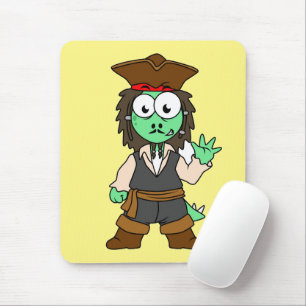 Illustration av en Stegosaurus Pirat, Jack Sparrow Musmatta