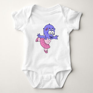 Illustration av en Triceratops Ballet Dancer. T Shirt
