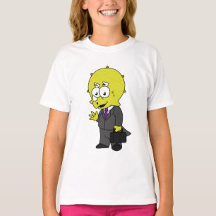 Illustration av en Triceratops Business. T Shirt