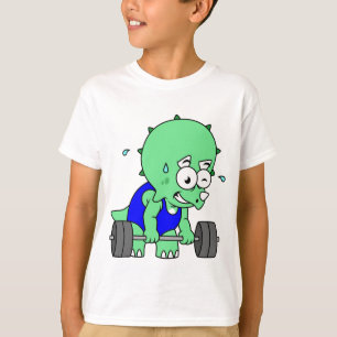 Illustration av en triceratops lyktvikt. t shirt