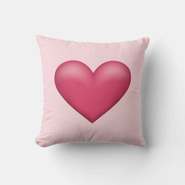 Illustration av enkel Rosa Heart-form Kudde