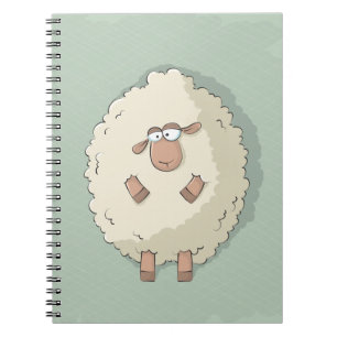 Illustration av ett gulligt och roligt jätte- få anteckningsbok