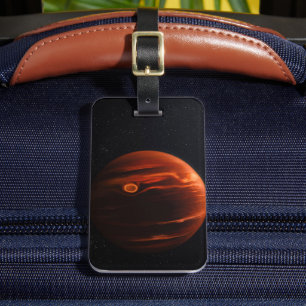 Illustration av exoplanet VHS 1256 B och dess stjä Bagagebricka