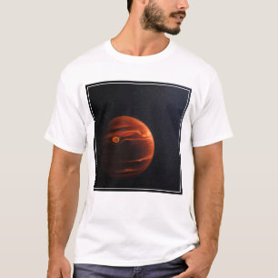 Illustration av exoplanet VHS 1256 B och dess stjä T Shirt
