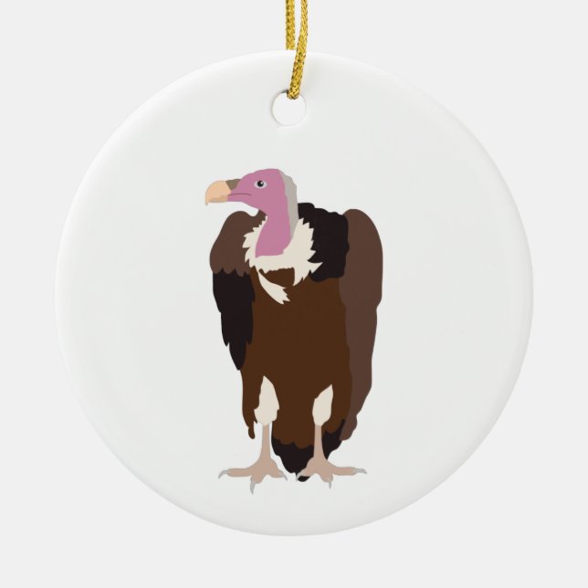 Illustration av fågelfåglar julgransprydnad keramik (Framsidan)