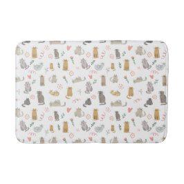 Illustration av Färg-Neutralt för katter Badrumsmatta